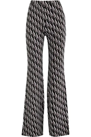 Diane von Furstenberg Brooklyn Printed Jersey Trousers - - 4 (UK8 / S)