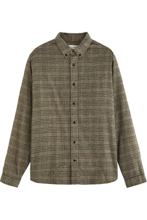 OLIVER SPENCER Brook Checked Flannel Shirt - - 39 (C15.5 / M)