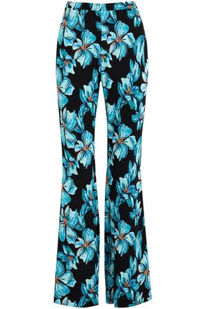 Diane von Furstenberg Brooklyn Floral-print Jersey Trousers - - L (UK14 / L)
