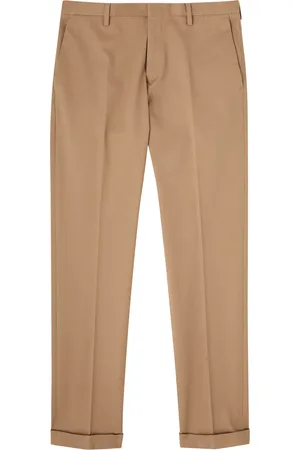 Paul Smith Slim-leg Stretch-cotton Trousers - - 32 (W32 / M)