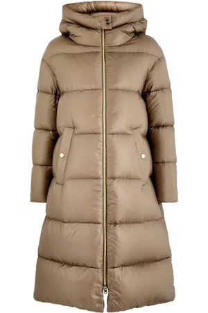 HERNO Ultralight Hooded Quilted Shell Coat - - 38