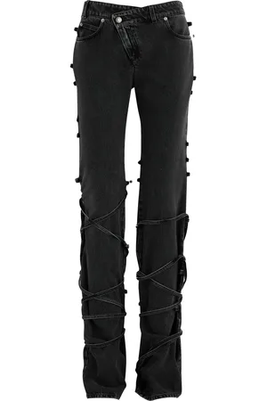 Alexander McQueen Tie-through Straight-leg Jeans - - 28 (W28 / UK10 / S)