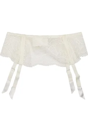 Simone Pérèle Simone PÉRÈLE Eden Black Lace Suspender Belt - - 1