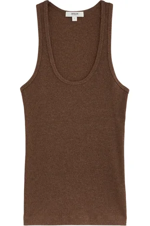 AGOLDE Bianca Ribbed-knit Tank - - L (UK14 / L)