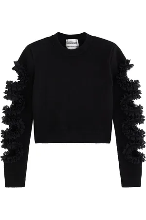 Self-Portrait X Christopher Kane Lace-trimmed Cut-out Jumper - - L (UK14 / L)