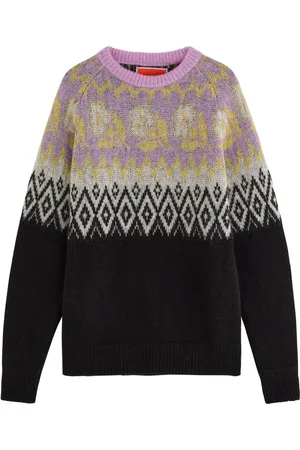 La DoubleJ Slope Fair Isle Intarsia Alpaca-blend Jumper - - XS (UK6 /xs)