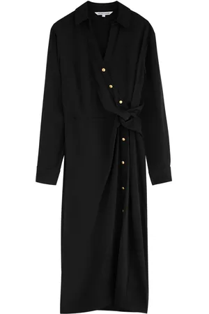 VERONICA BEARD Wright Wrap-effect Shirt Dress - - 4 (UK8 / S)