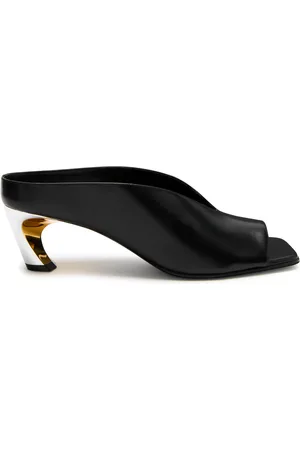 Alexander McQueen Armadillo 55 Leather Mule - - 36 (IT36 / UK3)