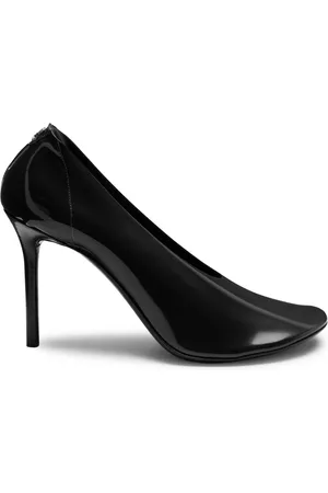Courrèges Translucent 100 Glossed Leather Pumps