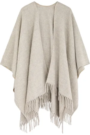 Eileen Fisher Bouclé Alpaca-blend Shawl - - One Size