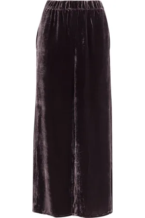 Eileen Fisher Wide-leg Velvet Trousers - - S (UK 10-12 / M)