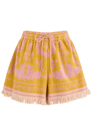 ZIMMERMANN Wylie Patterned Terry Shorts - - 3 (UK 14 / L)