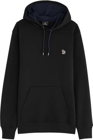 Paul Smith Logo-appliquéd Hooded Cotton Sweatshirt - - L