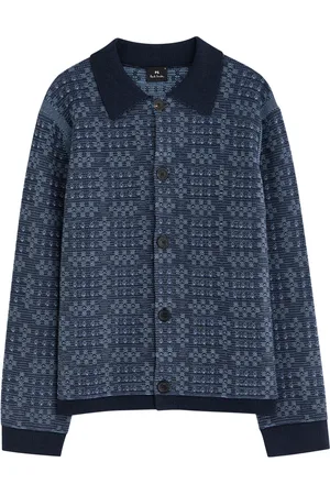 Paul Smith Patterned-intarsia Cotton Cardigan - - M