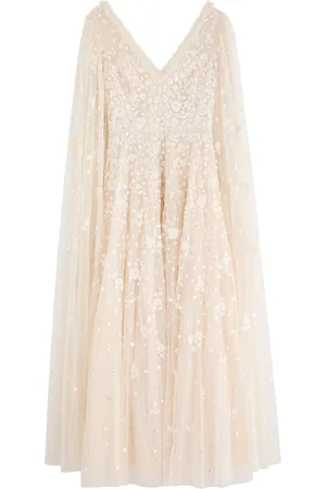 Needle & Thread Dahlia Floral-embroidered Tulle Gown - - 4 (UK8 / S)