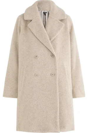 Eileen Fisher Bouclé Wool-blend Coat - - M (UK 14-16 / L)