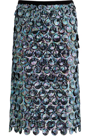 CHRISTOPHER ESBER Photon Sequin-embellished Crochet-knit Skirt - - S (UK8-10 / S)