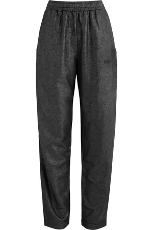 Isabel Marant Isabel Marant étoile Prunelia Metallic Cotton Sweatpants - - 40 (UK12 / M)
