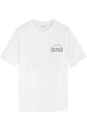 Les Deux Legacy Court Logo Printed T-shirt - - L