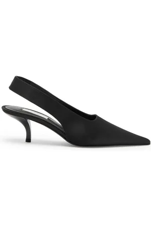 Totême 75 Satin Slingback Pumps