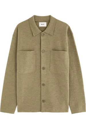 NN.07 Jonas Bouclé Wool Overshirt - - S