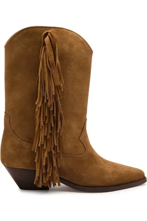 Isabel Marant Isabel Marant étoile Duerto 50 Fringed Suede Mid-calf Boots - - 36 (IT36/ UK3)