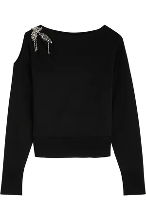 Erdem Crystal-embellished Wool Jumper - - M (UK12 / M)