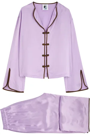 Sleeper Louis Satin Pyjama set - - L (UK14 / L)