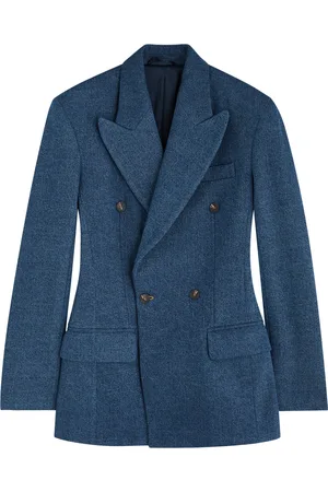 BETTTER Atlas Double-breasted Denim Blazer - - L (UK14 / L)