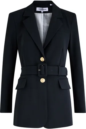 VERONICA BEARD Ryanne Belted Twill Dickey Jacket - - 4 (UK8 / S)