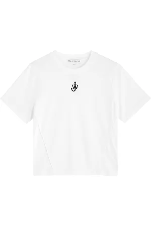 J.W.Anderson Logo-embroidered Cotton T-shirt - - S (UK8-10 / S)