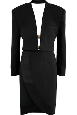 BETTTER Agnelli Open-back Wool Dress - - M (UK12 / M)