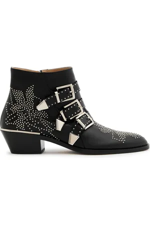 Chloé Susanna 40 Studded Leather Ankle Boots - - 37 (IT37 / UK4)