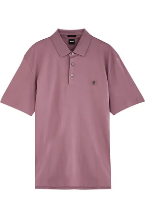 HUGO BOSS Logo Jersey Polo Shirt - - L