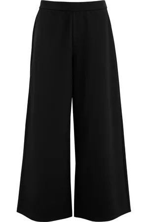 Eileen Fisher Cropped Wide-leg Jersey Trousers - - M (UK 14-16 / L)