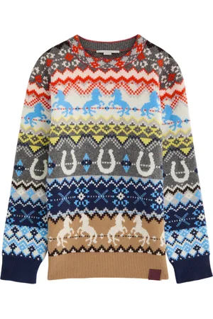 Stella McCartney Fair Isle Intarsia Wool Jumper - - M (UK12 / M)