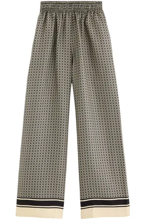 ESSE Signat Monogram Silk Trousers - - 10 (UK10 / S)
