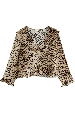 RIXO London Atlas Printed Silk-satin Blouse - - 12 (UK12 / M)