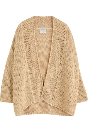 FORTE FORTE Shawl-collar Linen-blend Cardigan - - 0 (UK 6 /xs)