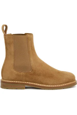LEGRES Suede Chelsea Ankle Boots - - 36 (IT36/ UK3)
