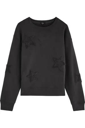 Rails Sonia Star-appliqué Cotton Sweatshirt - - L (UK14 / L)