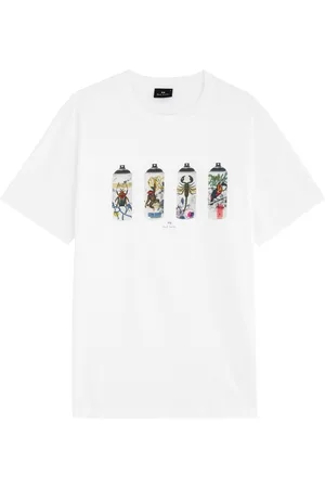 Paul Smith Printed Cotton T-shirt - - M