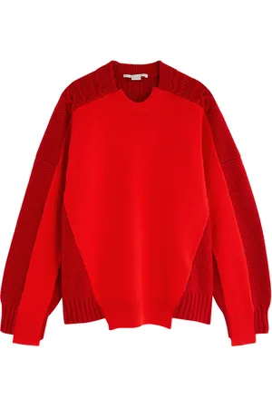 Stella McCartney Layered-effect Cable-knit Wool Jumper - - S (UK8-10 / S)