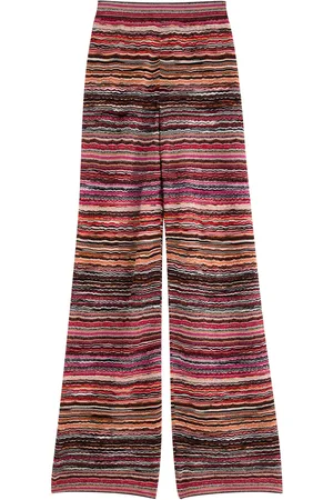 Missoni Striped-intarsia Metallic-knit Trousers - - IT40 (UK8 / S)