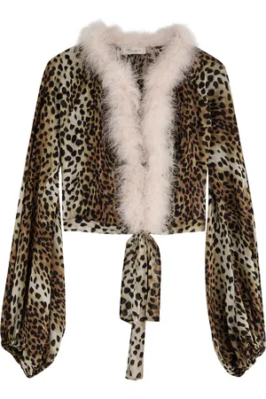 BLUMARINE Print Georgette Blouse - 42 (UK10 / S)