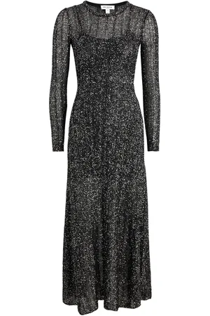 Alaïa Sequin-embellished Knitted Maxi Dress - - 38 (UK10 / S)