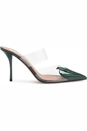 Alaïa Coeur 90 Patent Leather Mules - - 39 (IT39 / UK6)