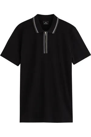 Paul Smith Half-zip Stretch-cotton Polo Shirt - - L