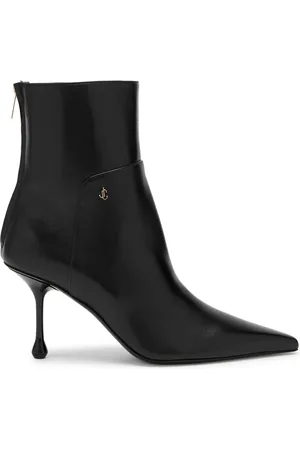 Jimmy Choo Cycas 80 Leather Ankle Boots - - 36 (IT36 / UK3)