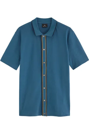 Paul Smith Stripe-trimmed Stretch-cotton Shirt - - M